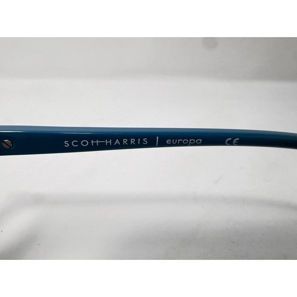 Scott Harris SH-736 Eyeglass Frames Only 50-17-138 Teal C3 Authentic